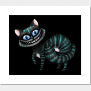 Cheshire Cat Blue Version Posters and Art